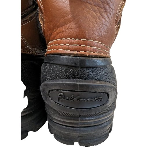 Men\'s Fieldmaster Thinsulate Brown Leather & Rubber Hiking Hunting Boots Size 9M main image 7